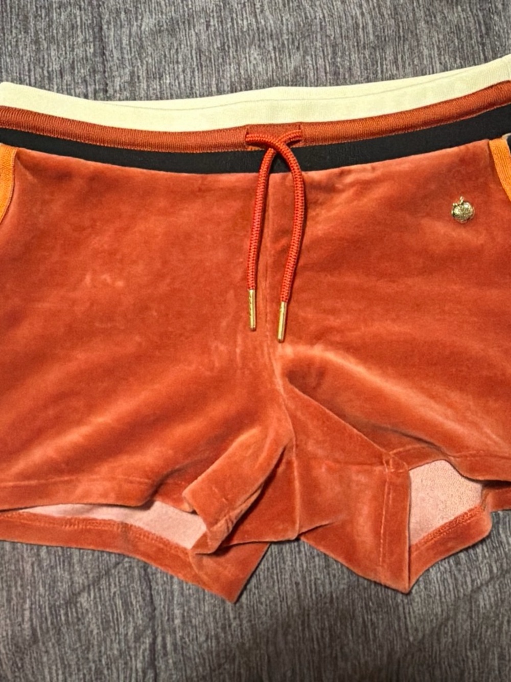 Apple Bottom Jeans x Latto Embellished Velour Short